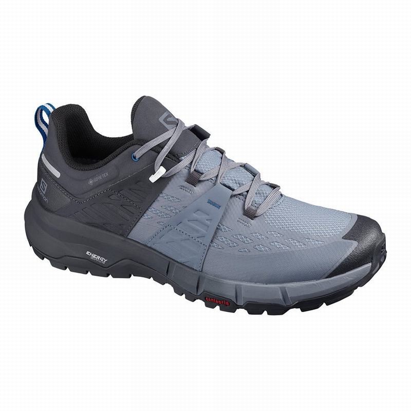 Chaussures De Randonnée Salomon Homme Grise / Bleu Royal - Salomon ODYSSEY GTX - France (9307-JIPYX)